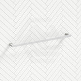 Bella Vista Supra 350/600/800mm Square Stainless Steel Single Towel Rail Variant Colour Available