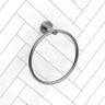 Bella Vista Mica Heritage 200mm Round Hand Towel Ring Stainless Steel Variant Colour Available