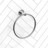 Bella Vista Mica Heritage 200mm Round Hand Towel Ring Stainless Steel Variant Colour Available