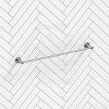Bella Vista Mica Heritage 600/800mm Round Single Towel Rail Stainless Steel Cut to Size Variant Colour Available
