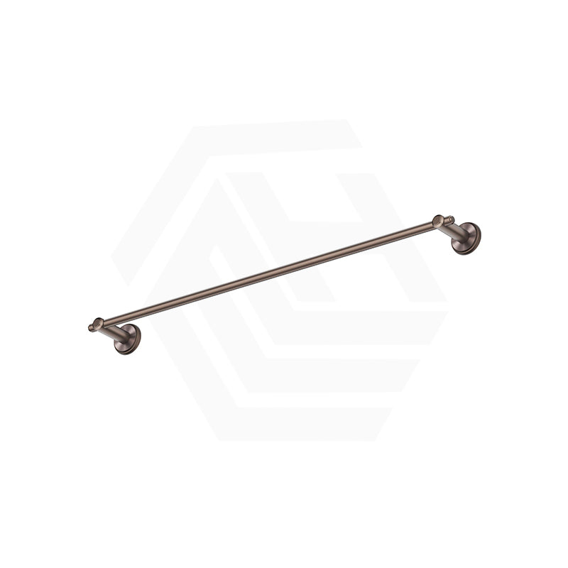 Bella Vista Mica Heritage 600/800mm Round Single Towel Rail Stainless Steel Cut to Size Variant Colour Available
