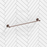 Bella Vista Mica Heritage 600/800mm Round Single Towel Rail Stainless Steel Cut to Size Variant Colour Available
