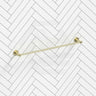 Bella Vista Mica Heritage 600/800mm Round Single Towel Rail Stainless Steel Cut to Size Variant Colour Available