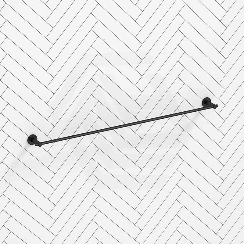 Bella Vista Mica Heritage 600/800mm Round Single Towel Rail Stainless Steel Cut to Size Variant Colour Available