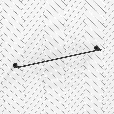Bella Vista Mica Heritage 600/800mm Round Single Towel Rail Stainless Steel Cut to Size Variant Colour Available