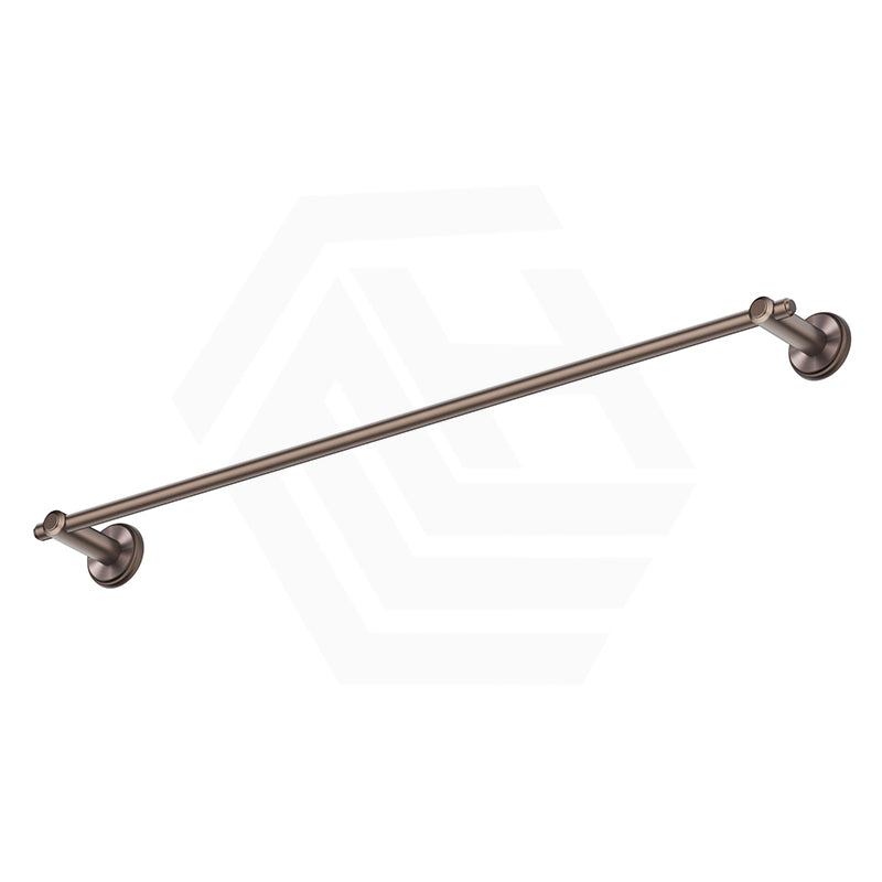 Bella Vista Mica Heritage 600/800mm Round Single Towel Rail Stainless Steel Cut to Size Variant Colour Available