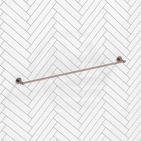 Bella Vista Mica Heritage 600/800mm Round Single Towel Rail Stainless Steel Cut to Size Variant Colour Available