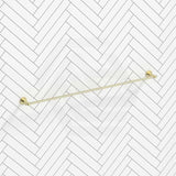 Bella Vista Mica Heritage 600/800mm Round Single Towel Rail Stainless Steel Cut to Size Variant Colour Available