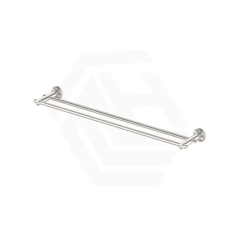 Bella Vista Mica Heritage 600/800mm Round Double Towel Rail Stainless Steel Cut to Size Variant Colour Available