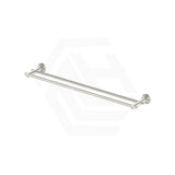 Bella Vista Mica Heritage 600/800mm Round Double Towel Rail Stainless Steel Cut to Size Variant Colour Available
