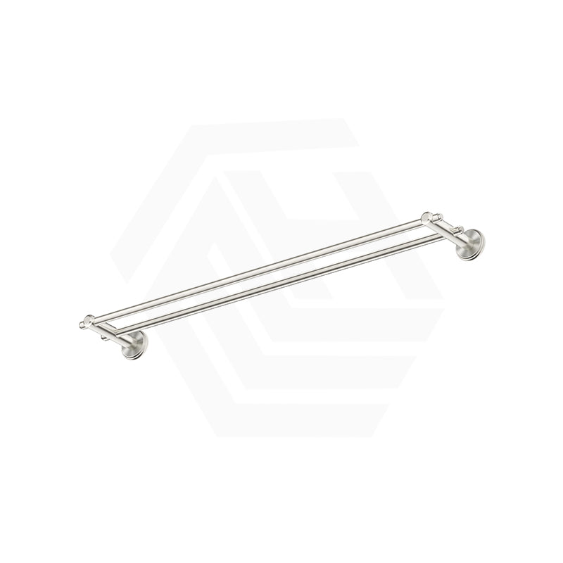 Bella Vista Mica Heritage 600/800mm Round Double Towel Rail Stainless Steel Cut to Size Variant Colour Available