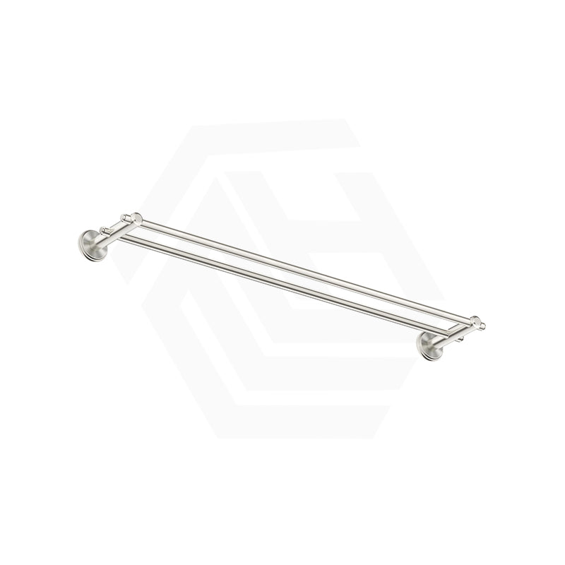 Bella Vista Mica Heritage 600/800mm Round Double Towel Rail Stainless Steel Cut to Size Variant Colour Available