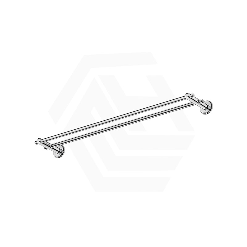 Bella Vista Mica Heritage 600/800mm Round Double Towel Rail Stainless Steel Cut to Size Variant Colour Available