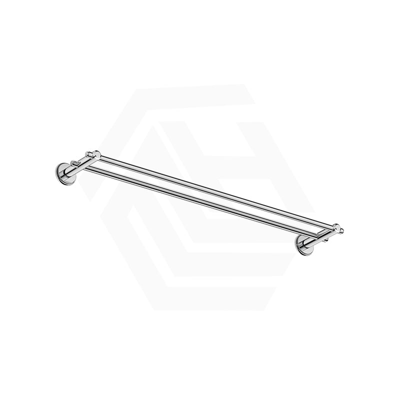 Bella Vista Mica Heritage 600/800mm Round Double Towel Rail Stainless Steel Cut to Size Variant Colour Available