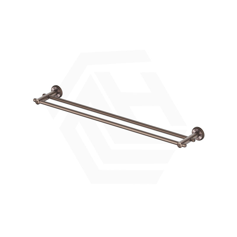 Bella Vista Mica Heritage 600/800mm Round Double Towel Rail Stainless Steel Cut to Size Variant Colour Available