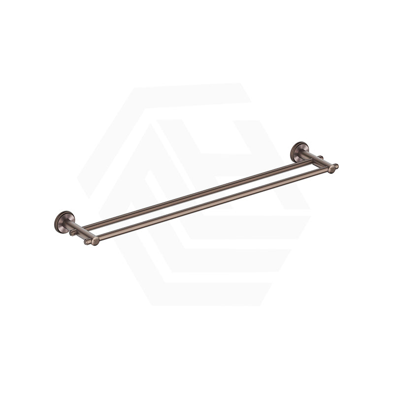 Bella Vista Mica Heritage 600/800mm Round Double Towel Rail Stainless Steel Cut to Size Variant Colour Available