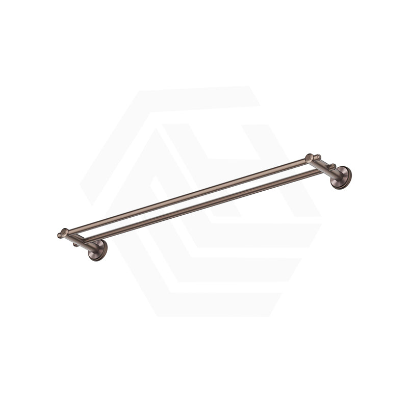 Bella Vista Mica Heritage 600/800mm Round Double Towel Rail Stainless Steel Cut to Size Variant Colour Available
