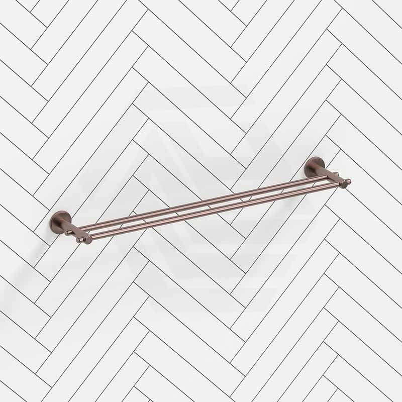Bella Vista Mica Heritage 600/800mm Round Double Towel Rail Stainless Steel Cut to Size Variant Colour Available