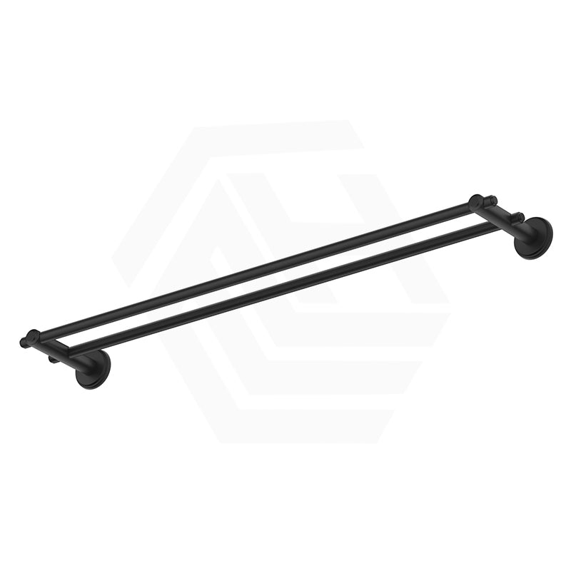 Bella Vista Mica Heritage 600/800mm Round Double Towel Rail Stainless Steel Cut to Size Variant Colour Available