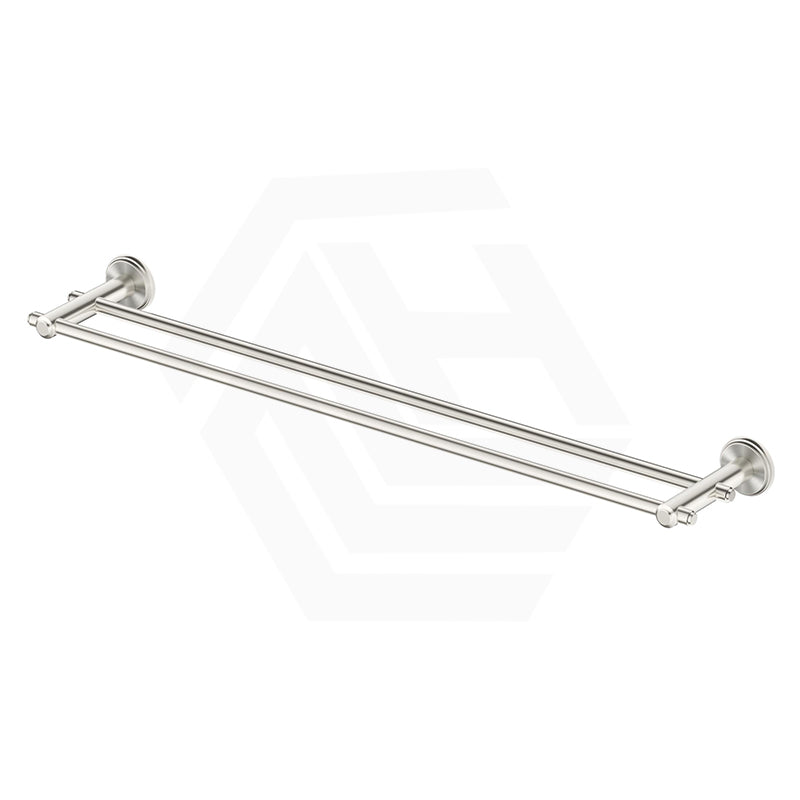 Bella Vista Mica Heritage 600/800mm Round Double Towel Rail Stainless Steel Cut to Size Variant Colour Available