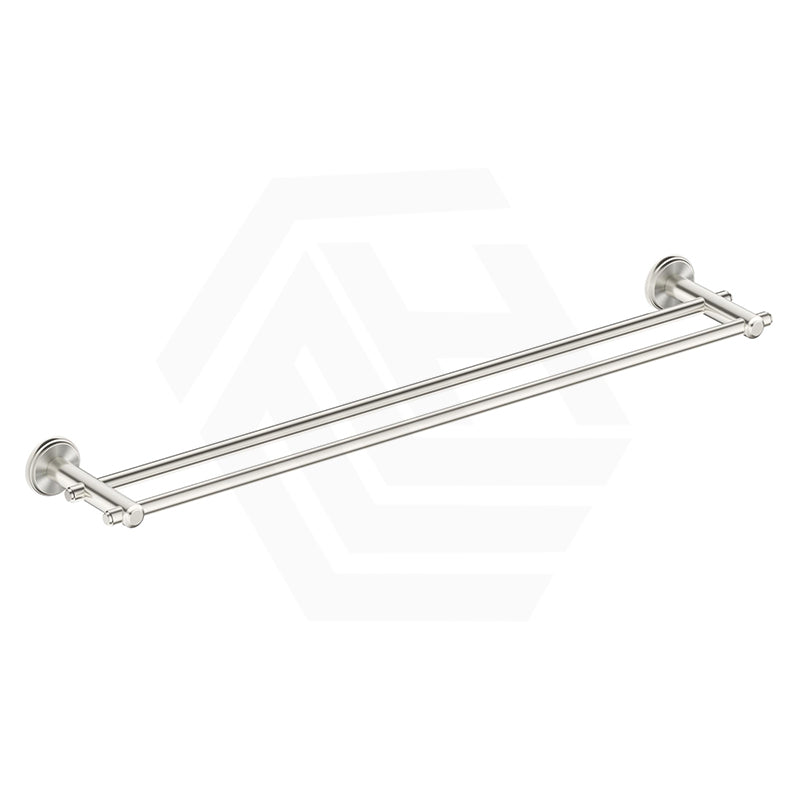 Bella Vista Mica Heritage 600/800mm Round Double Towel Rail Stainless Steel Cut to Size Variant Colour Available