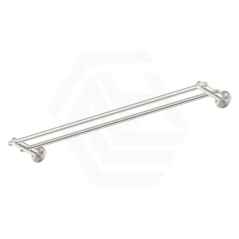 Bella Vista Mica Heritage 600/800mm Round Double Towel Rail Stainless Steel Cut to Size Variant Colour Available