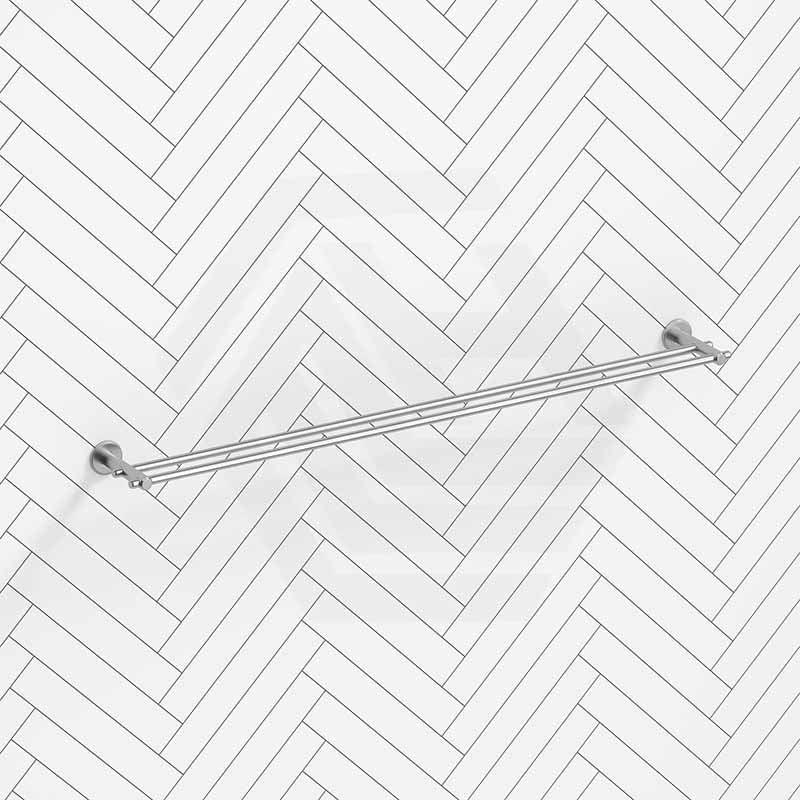 Bella Vista Mica Heritage 600/800mm Round Double Towel Rail Stainless Steel Cut to Size Variant Colour Available