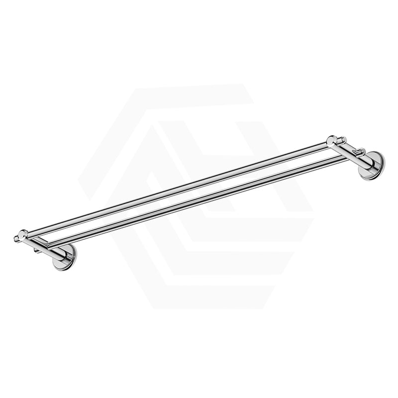 Bella Vista Mica Heritage 600/800mm Round Double Towel Rail Stainless Steel Cut to Size Variant Colour Available