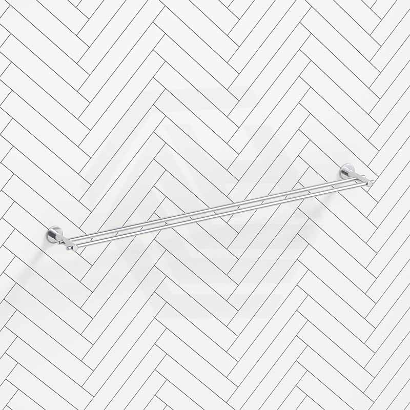 Bella Vista Mica Heritage 600/800mm Round Double Towel Rail Stainless Steel Cut to Size Variant Colour Available