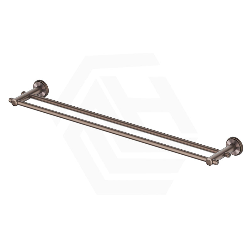 Bella Vista Mica Heritage 600/800mm Round Double Towel Rail Stainless Steel Cut to Size Variant Colour Available