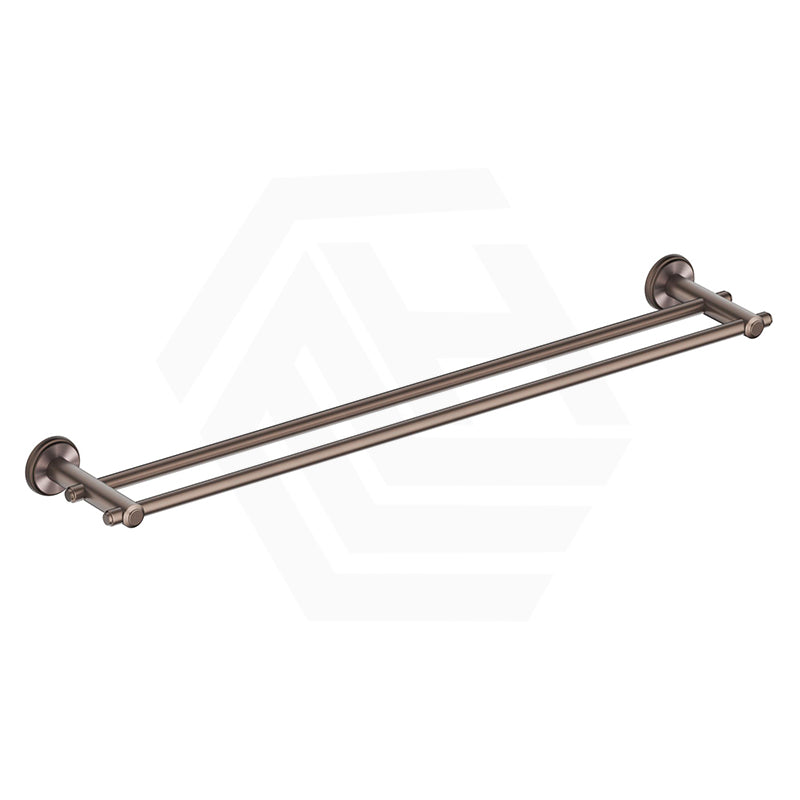 Bella Vista Mica Heritage 600/800mm Round Double Towel Rail Stainless Steel Cut to Size Variant Colour Available