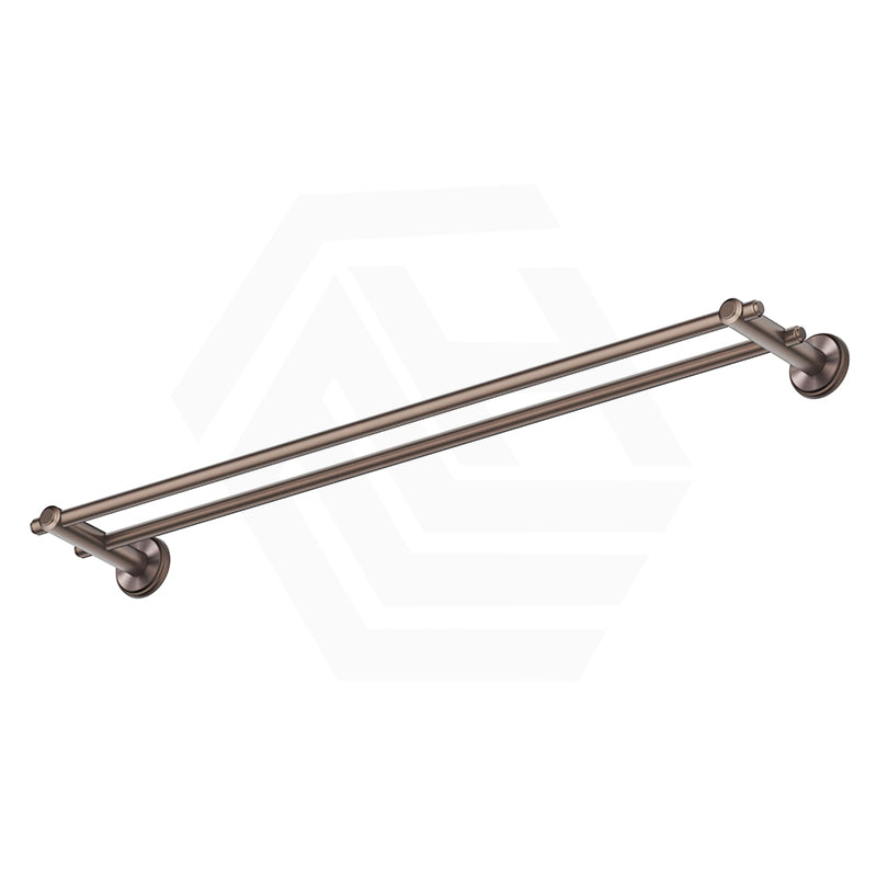 Bella Vista Mica Heritage 600/800mm Round Double Towel Rail Stainless Steel Cut to Size Variant Colour Available