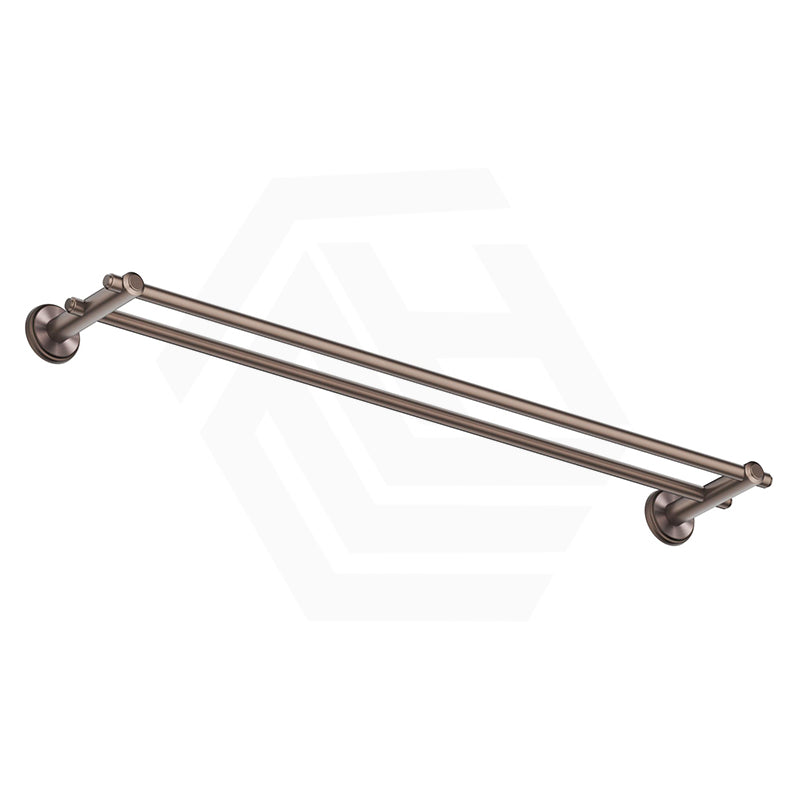 Bella Vista Mica Heritage 600/800mm Round Double Towel Rail Stainless Steel Cut to Size Variant Colour Available