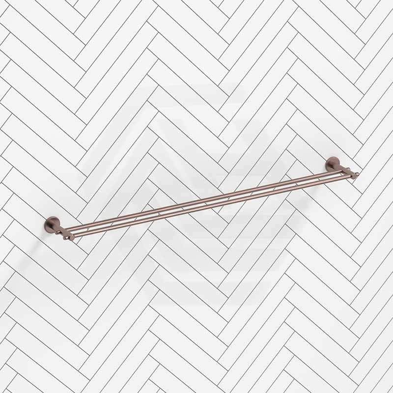 Bella Vista Mica Heritage 600/800mm Round Double Towel Rail Stainless Steel Cut to Size Variant Colour Available
