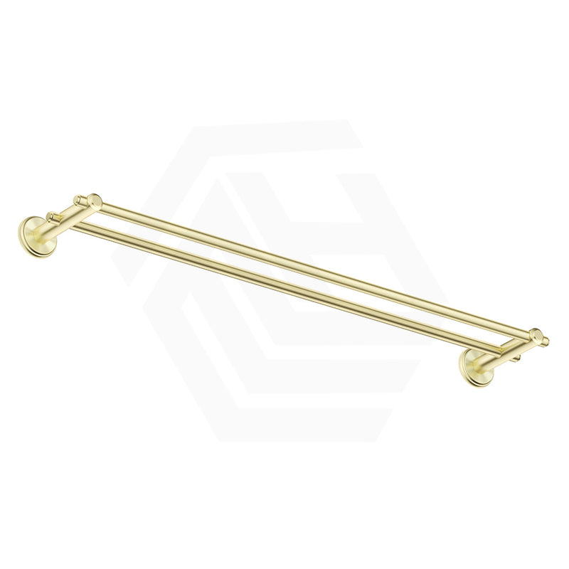 Bella Vista Mica Heritage 600/800mm Round Double Towel Rail Stainless Steel Cut to Size Variant Colour Available
