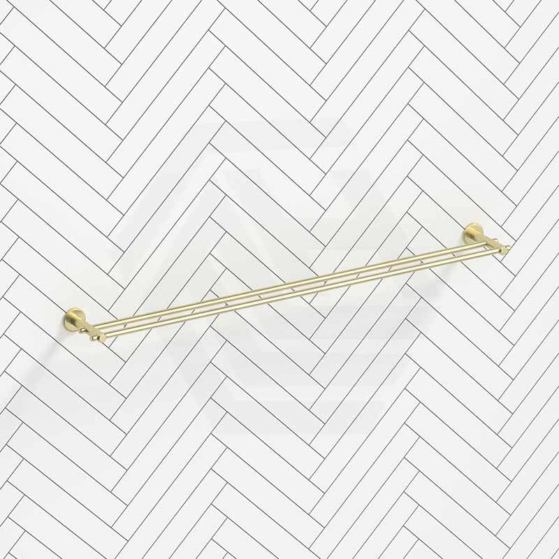 Bella Vista Mica Heritage 600/800mm Round Double Towel Rail Stainless Steel Cut to Size Variant Colour Available