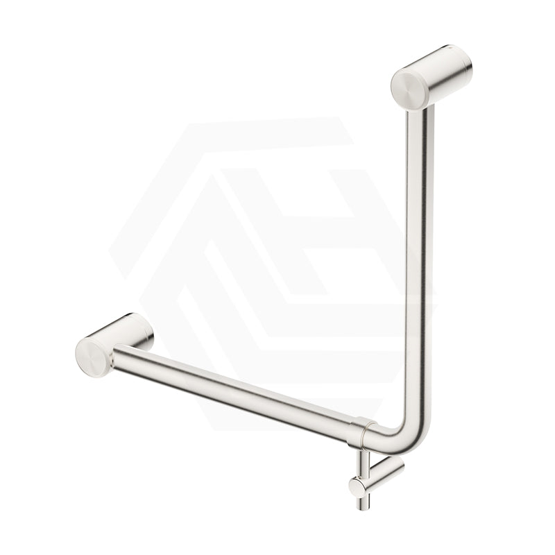 Bella Vista Mica Care 450x450mm Curved 90° Stainless Steel Ambulant Grab Rail Available In Colors