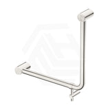 Bella Vista Mica Care 450x450mm Curved 90° Stainless Steel Ambulant Grab Rail Available In Colors