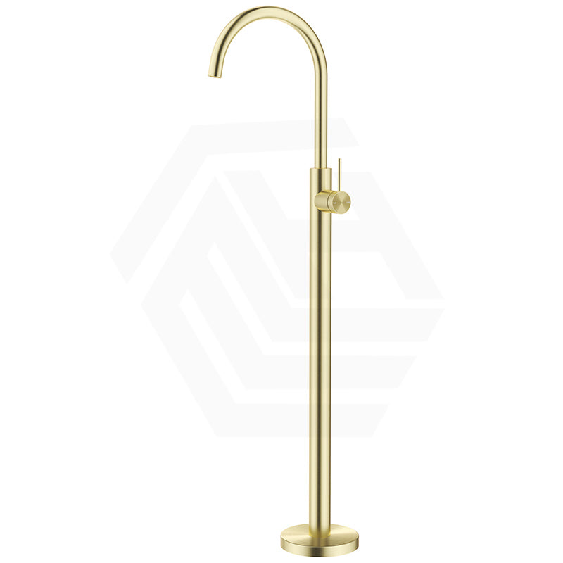 Bella Vista Mica Freestanding Stainless Steel Floor Mounted Bath Spout with Mixer Variant Colors Available