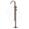 Bella Vista Mica Fluted Freestanding Stainless Steel Bath Spout With Hand Shower Available In Colours
