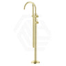 Bella Vista Mica Fluted Freestanding Stainless Steel Bath Spout With Hand Shower Available In Colours