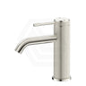 N#5(Nickel) Bella Vista Mica Fluted Stainless Steel Short Basin Mixer