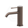 Dusk Bronze Bella Vista Mica Fluted Stainless Steel Short Basin Mixer
