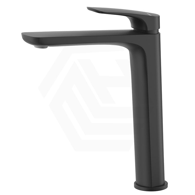 Matt Black Bella Vista Kaza Tall Basin Mixer Solid Brass