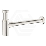 Bella Vista Mica Round Stainless Steel Bottle Trap for 32mm Basin Waste 40mm Outlet Variant Colour Available