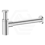 Bella Vista Mica Round Stainless Steel Bottle Trap for 32mm Basin Waste 40mm Outlet Variant Colour Available