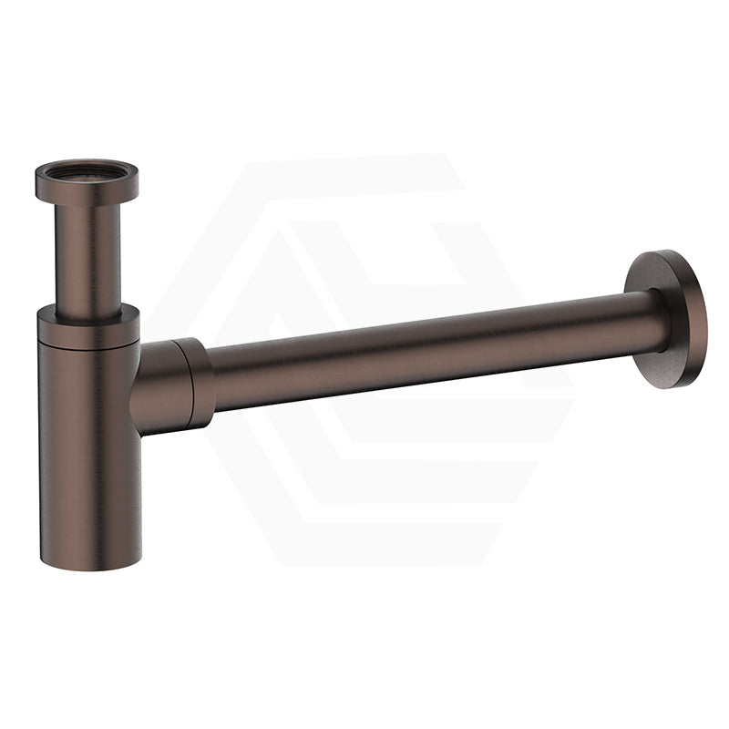 Bella Vista Mica Round Stainless Steel Bottle Trap for 32mm Basin Waste 40mm Outlet Variant Colour Available