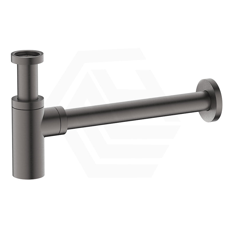 Bella Vista Mica Round Stainless Steel Bottle Trap for 32mm Basin Waste 40mm Outlet Variant Colour Available