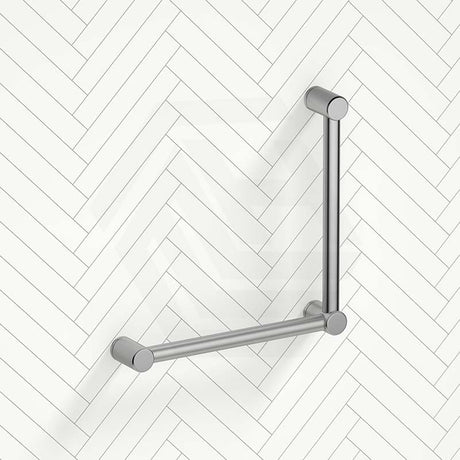 Bella Vista Mica Care 450x450mm 90° Stainless Steel Grab Rail Available In Colors