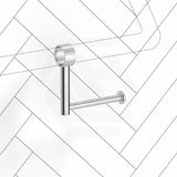 Bella Vista Mica Care Addon Stainless Steel Toilet Paper Holder for Grab Rail Variant Color Available